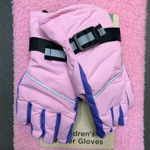 Cozy Pink and Purple Kids Mittens